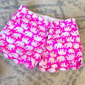 Pink elephant shorts